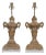 19th Century Italian Silver Leaf Fragments Made into Wired Table Lamps - a Pair For Sale