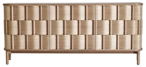 Weave 196 Credenza in Oak Wood by Dahlén Lukas