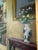 Vintage Mediterranean Villa Interior Oil Painting on Canvas – Framed For Sale - Image 9 of 12