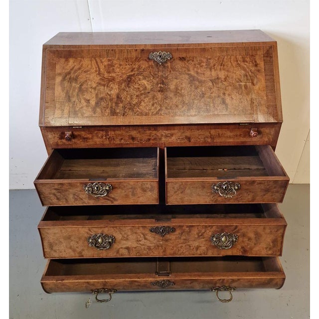 Baroque Antique Secretary, Germany, 1860s For Sale - Image 3 of 13