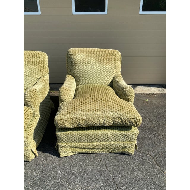 Early 21st Century Howard & Sons Bridgewater Chairs - a Pair For Sale - Image 5 of 12