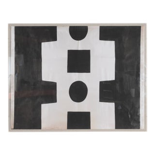 Paule Marrot Black and White Abstract Reproduction For Sale