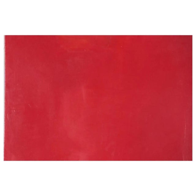 Early 21st Century "Rojo #6" by Elena Osterwalder Color-Field Oil Painting For Sale - Image 5 of 8