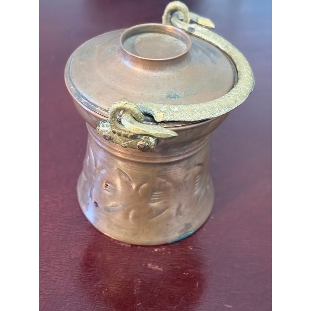 Antique Cooper Fire Cauldron For Sale - Image 4 of 10