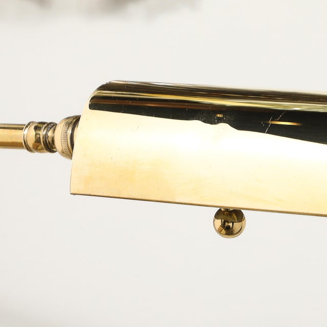 Metal Mid-Century Modernist Hansen Retractable Brass & Metal Sconce by Metalarte For Sale - Image 7 of 10