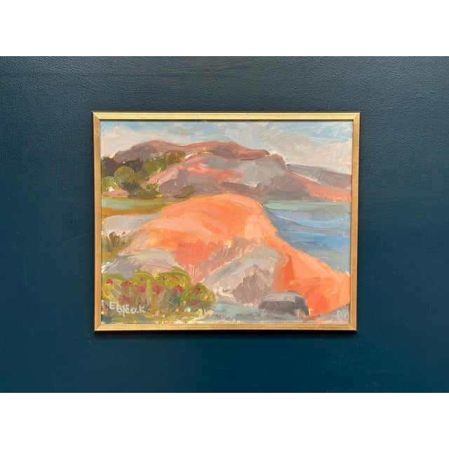 E. Björck, Serene Landscape, 1988, Oil Painting on Canvas, Framed For Sale - Image 8 of 15