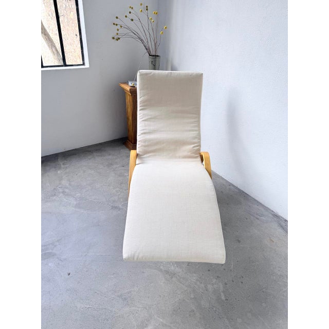 Vintage Bentwood Deck Chair by Kim Samson for Ikea, 1980s For Sale - Image 10 of 18