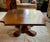 1970s Vintage Thomasville Mahogany Coffee Table With Pedestal Base and Marquetry Top For Sale - Image 5 of 11