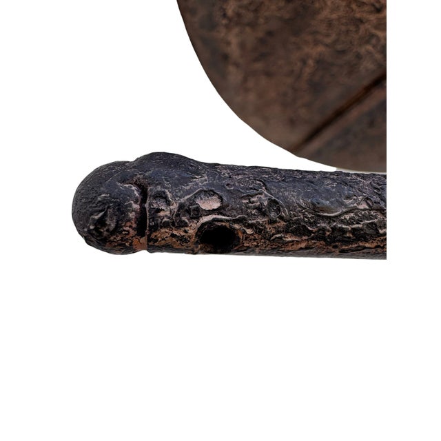 Early 2000s Industrial Iron Floor Vanity For Sale - Image 11 of 14