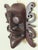 Late 20th Century Vintage Indonesian Borneo Dayak-Style Hand-Carved Wood Wall Mask For Sale - Image 5 of 7