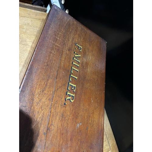 Georgian Mahogany Box with Pull Out Trays and Brass Carrying Handles For Sale - Image 3 of 10