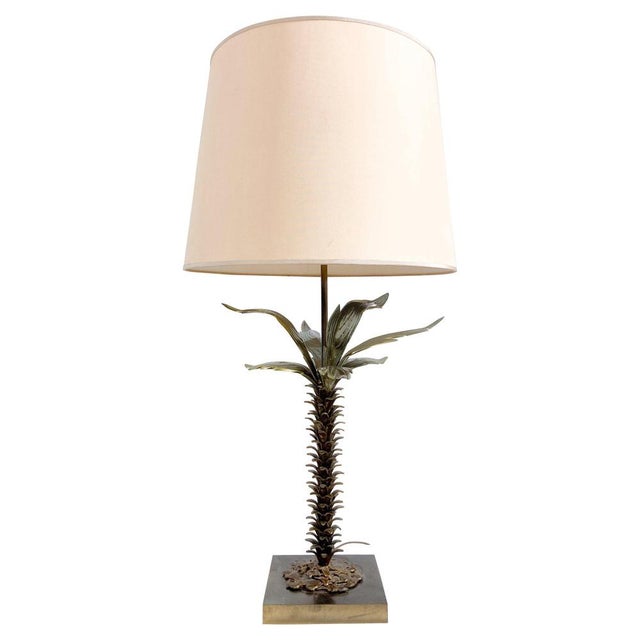 Metal Mid-Century Modern Brass Table Lamp For Sale - Image 7 of 7