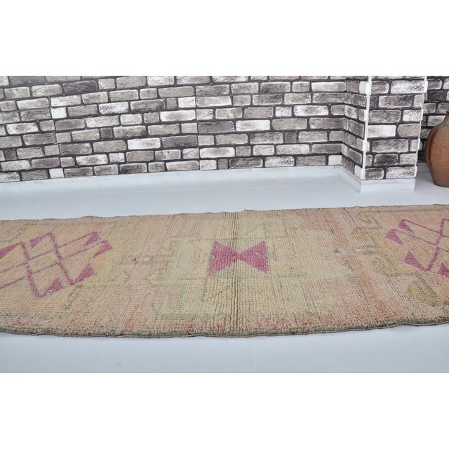 Handmade wool carpet in Turkish Anatolia , Vintage Oushak Rug,Turkish Vintage Anatolian Rug, Handmade wool Rug . One Of...