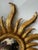 French Gilt-Wood Sunburst Mirror, Hollywood Regency, 1940s For Sale - Image 9 of 16