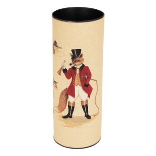 Freddie & Fenella Tapestry Umbrella Stand For Sale