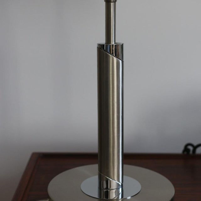 Metal Postmodern Mushroom Glass Lamp, Germany, 1990s For Sale - Image 7 of 10