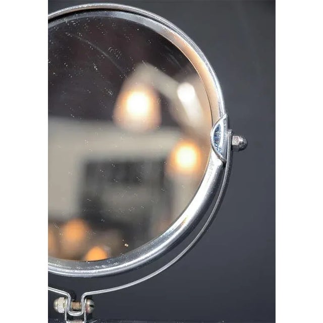 Art Deco Illuminated and Magnifying vanity Mirror For Sale - Image 10 of 11