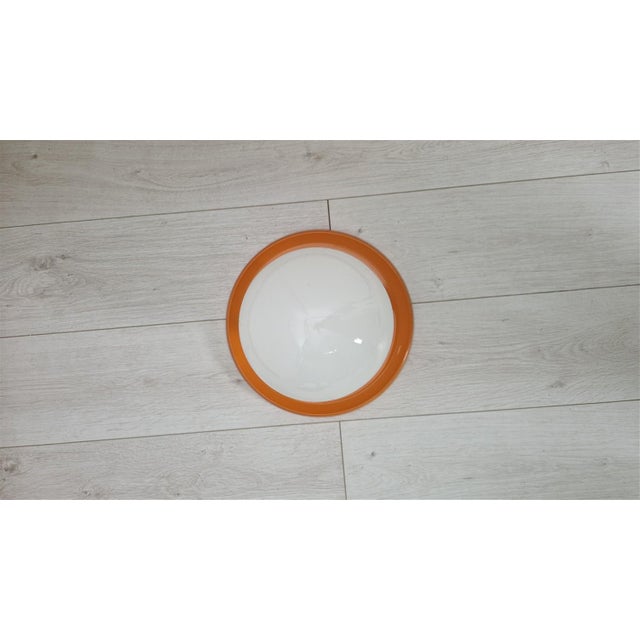 Large Orange Light Ball Wall Lamp in Metal and Opaline Glass by Achille and Pier Giacomo Castiglioni for Flos, 1970s For Sale - Image 12 of 15
