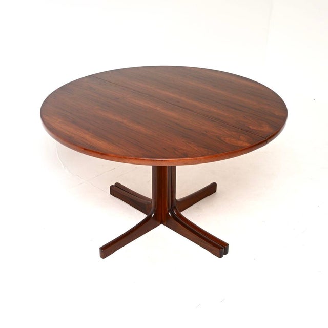 Vintage Danish Extending Dining Table, 1960s For Sale - Image 4 of 10