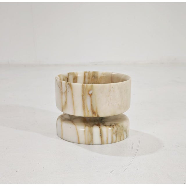 Mid-Century Modern Calacatta Marble Pocket Emptier Vase by Angelo Mangiarotti, Italy, 1968 For Sale - Image 13 of 13