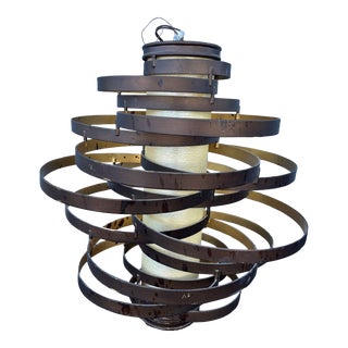 Contemporary Corbett Lighting Vertigo Large Pendant Light For Sale