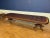 This is a made-to-order large traditional mahogany banquet/dining table made in the Leighton Hall shop. It features a...
