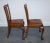 Chippendale Style Dining Chairs with Leather Seats, Set of 5 For Sale - Image 4 of 18