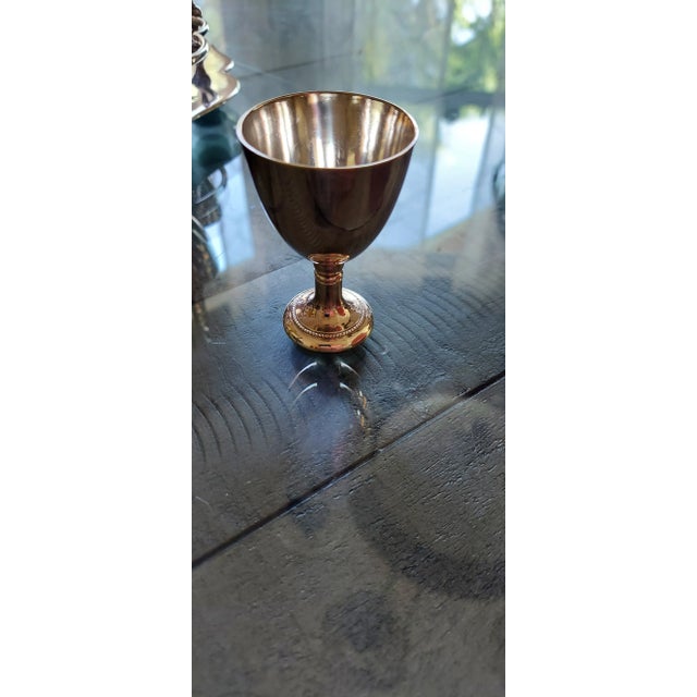 Mid 20th Century Webber and Hill English Vintage Silverplated Egg Service for 6 - Set of 13 For Sale - Image 4 of 10