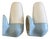 Model 6067 Sconces in Ceramic by Wilhelm Wagenfeld for Lindner, 1958, Set of 2 For Sale