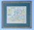 Sky Blue Baltimore Hundred Sussex County Delaware Map | Bethany & Rehoboth Beach | Reproduction From Beers & Pomeroy | Custom Framed For Sale - Image 8 of 8