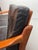 Black Mid-Century Modern Sofa in Teak with Black Leather Cushions by Sven Ellekaer for Komfort, Denmark, 1970s For Sale - Image 8 of 10