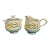 1950s Viking Sugar & Creamer Set in 'Viking Wheat' Pattern by International For Sale