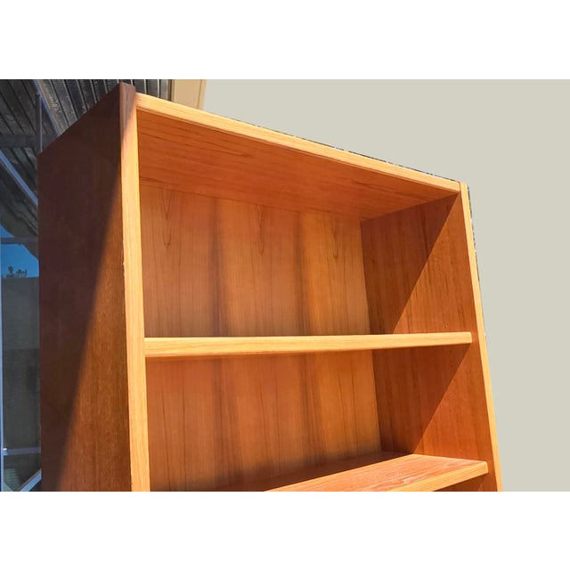 Vintage Danish Mid Century Modern Bookcase Made in Denmark #2 For Sale In Los Angeles - Image 6 of 18