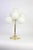 Atomic Brass Table Lamp, Switzerland, 1960s For Sale - Image 3 of 10