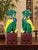 A wonderfully expressive pair of mid-20th-century Chinese ceramic guardian lions, traditionally known as Foo Dogs,...