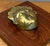 Brass Vintage Brass Face Plaque For Sale - Image 8 of 12