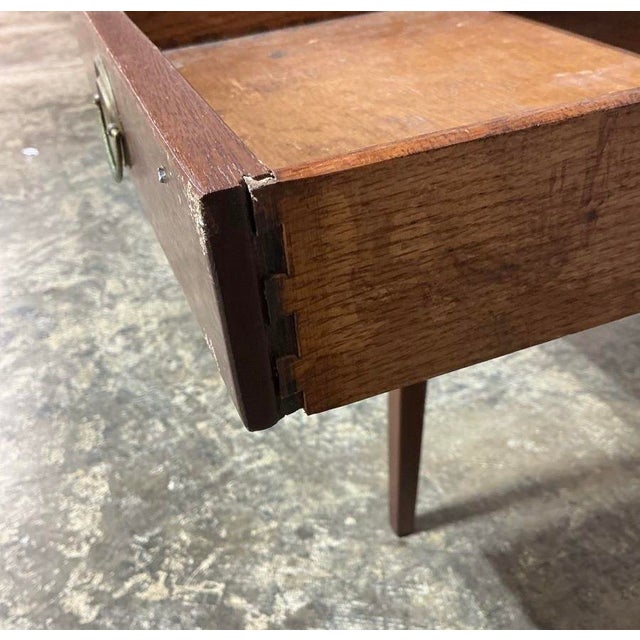 Tomlinson Mid 20th Century Tomlinson of High Point Drop-Leaf Side Table For Sale - Image 4 of 7