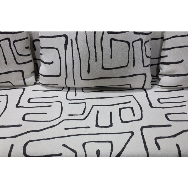 Pair of Vladimir Kagan Sofas Newly Upholstered For Sale - Image 9 of 12