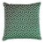 Schumacher Ming Fret Velvet 22" Pillow in Emerald For Sale