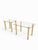 1980s Pair of 1980s Pace Collection Glass Top Side Tables With Brass Legs – Made in Italy For Sale - Image 5 of 14