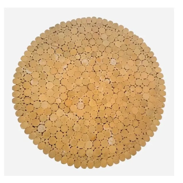 1970s Vintage Pair of McGuire Style Sheaf of Wheat Bamboo Tables For Sale - Image 5 of 7