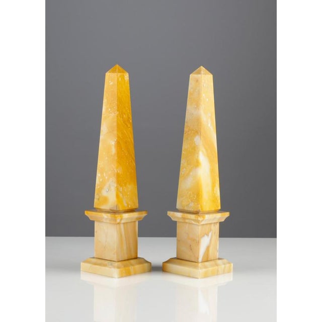 20th Century Italian Obelisks, Set of 2 For Sale - Image 3 of 5