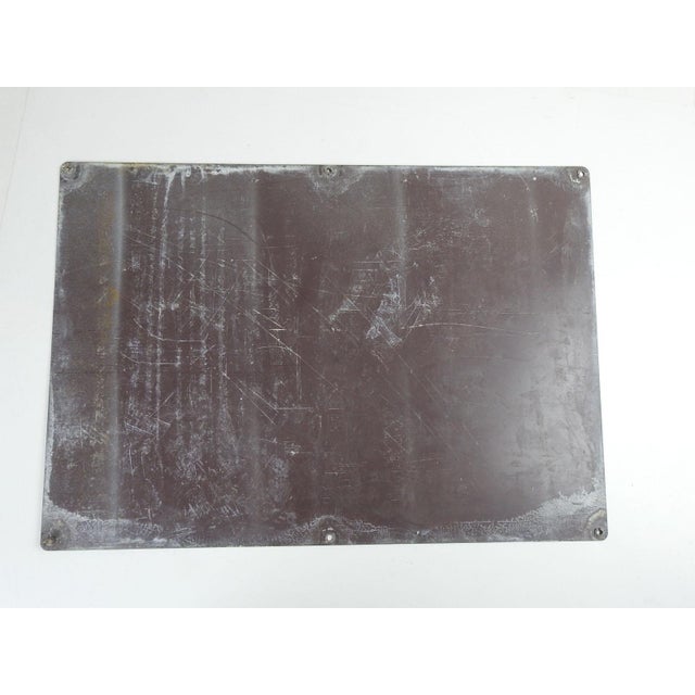 Vintage Safety First Be Careful Industrial Metal Sign Chairish