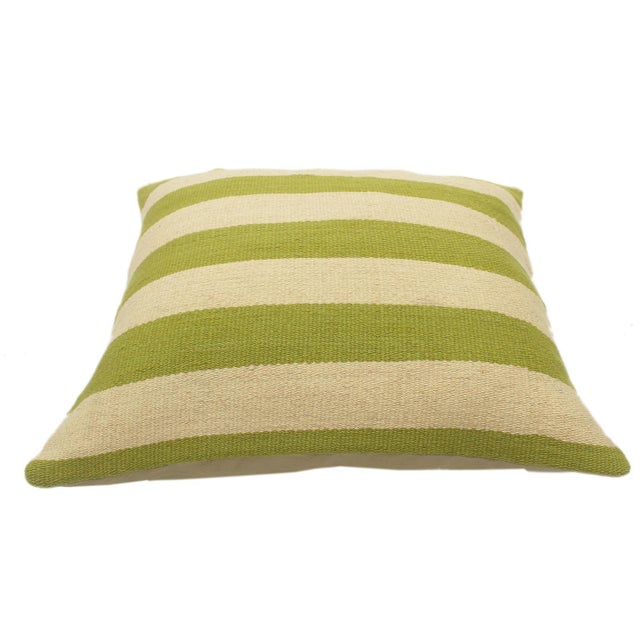 1990s Vintage Lawler Hand-Woven Kilim Pillow For Sale - Image 5 of 10