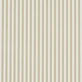 SAMPLE - Schumacher Emma Stripe Narrow Wallpaper In Neutral For Sale