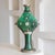 Early 21st Century Moroccan Tamegroute Green Glazed Ceramic Candlestick by Azele Studio For Sale - Image 5 of 12