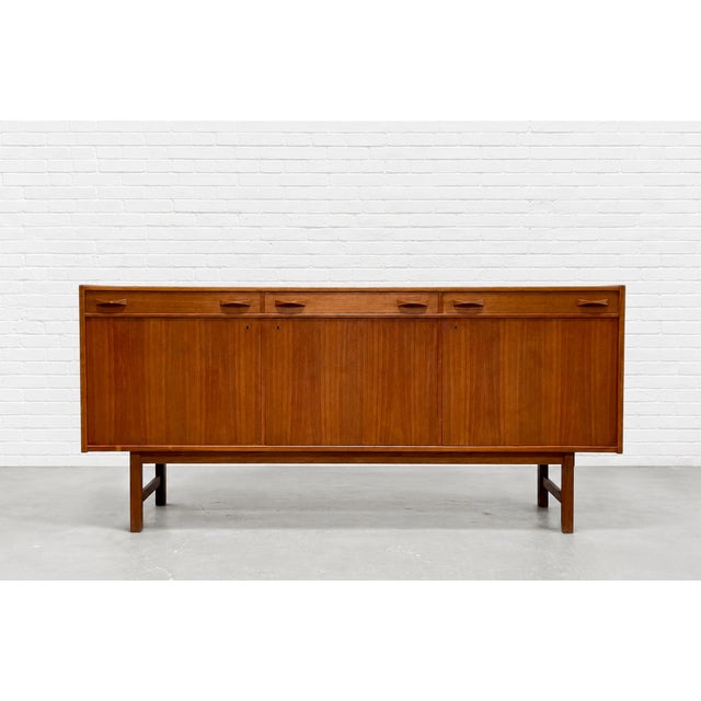 Mid-Century Modern Teak Mid Century Modern Credenza by Ulferts, Made in Sweden, C. 1960's For Sale - Image 3 of 17