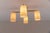 1950s Mid-Century Modern Four-Armed Brass and Glass Lamp, 1950s For Sale - Image 5 of 13
