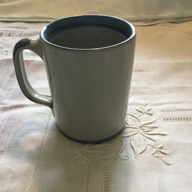 Traditional Vintage Louisville Stoneware Hand Painted Floral Coffee Mug Mint. For Sale - Image 3 of 6