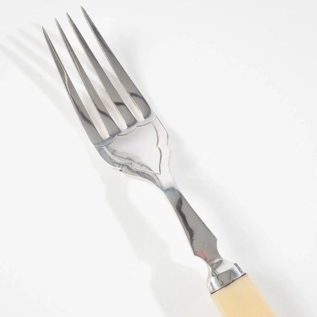 Antique James Deakin & Sons Silverplated FIsh Fork and Knife